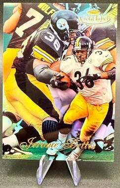 Jerome Bettis The Bus 1998 Topps Gold Label Pittsburgh Steelers Football Card